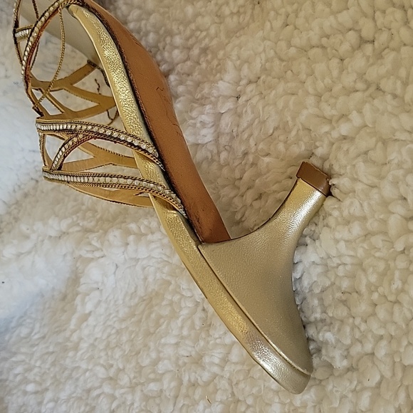 Stuart Weitzman Icelady heeled sandals size 6.5M - Picture 6 of 6